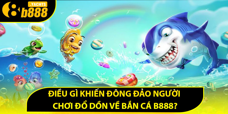 Điều gì khiến đông đảo người chơi đổ dồn về bắn cá B888?